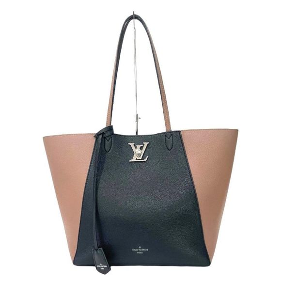 Louis Vuitton LockMe Go Tote Bicolor Black - Picture 1 of 5